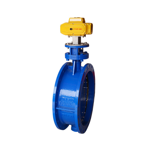 Electric flange butterfly valve