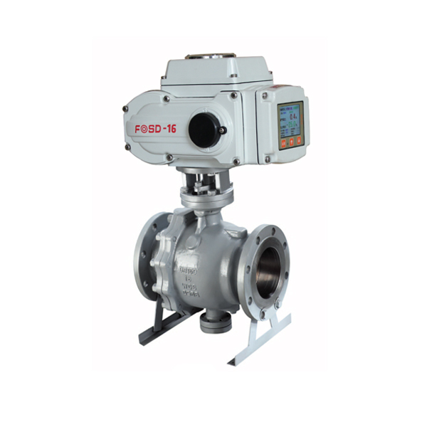 Electric fixed ball valve