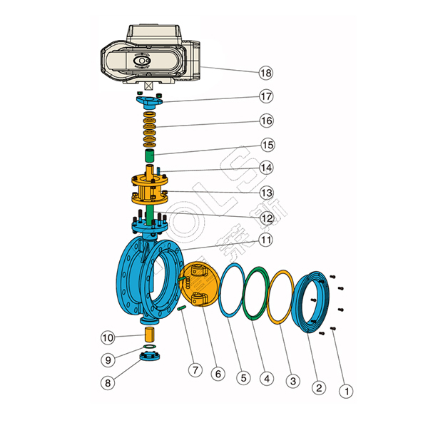 Electric Ventilation Butterfly Valve