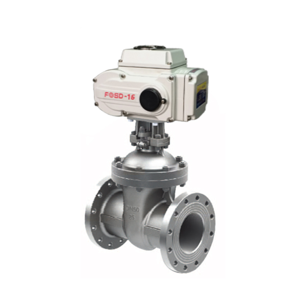 Electric flange hard seal gate valve