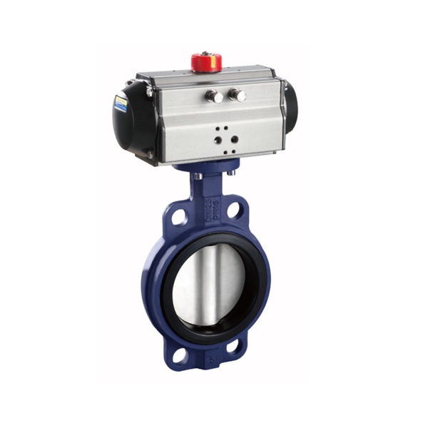 Pneumatic soft sealing butterfly valve