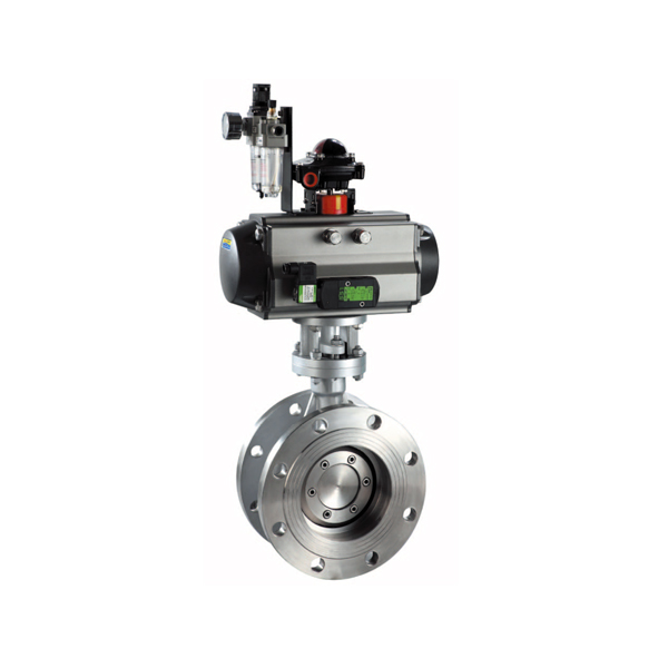Pneumatic Flanged Hard Seal Butterfly Valve