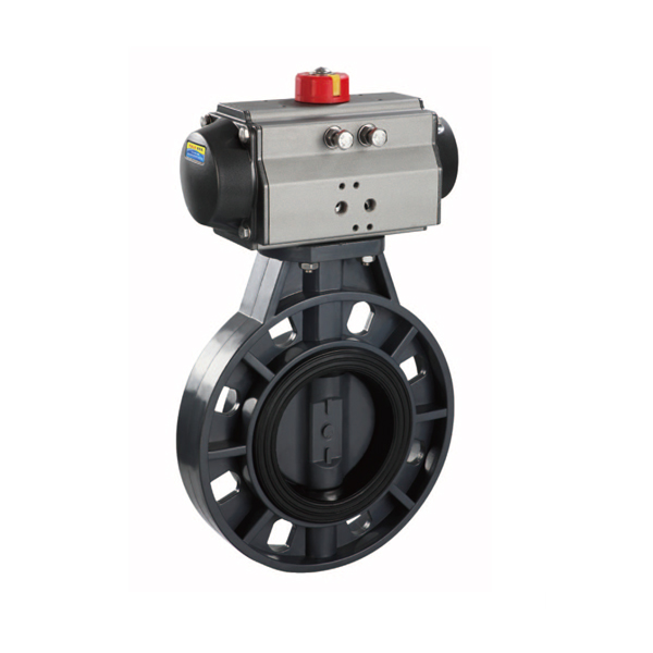 Pneumatic Plastic Butterfly Valve