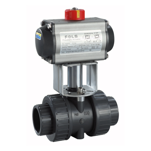 Pneumatic Plastic Ball Valve