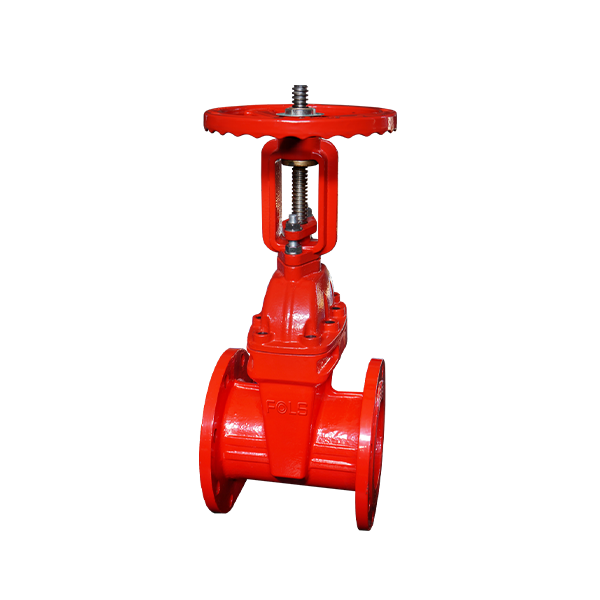 Rising stem elastic seat gate valve