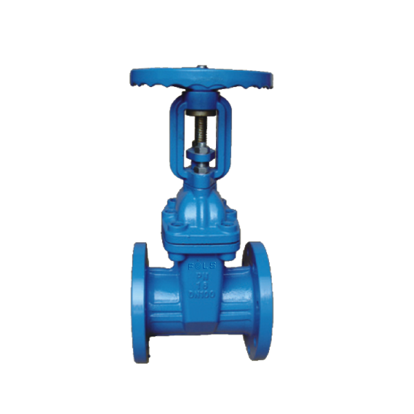 Rising stem elastic seat gate valve