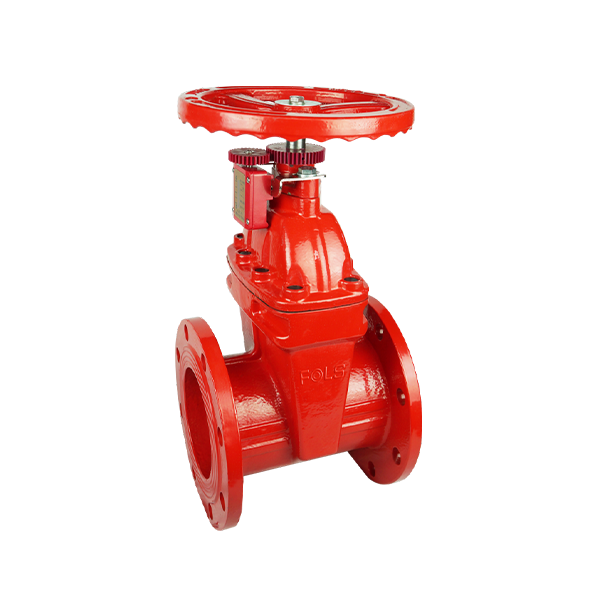 Fire special signal elastic seat sealing gate valve
