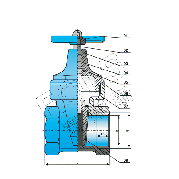 Soft Sealing Screw Gate Valve