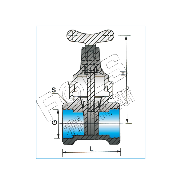 Soft seal screw locking gate valve