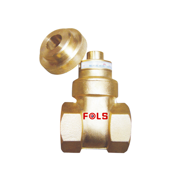 Encrypted anti-theft (telescopic) copper gate valve