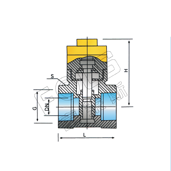 Encrypted anti-theft (telescopic) copper gate valve