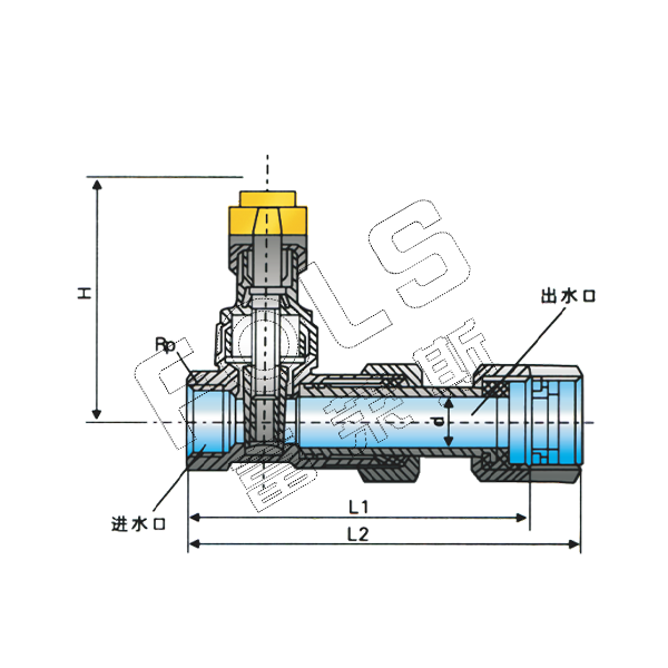 Encrypted anti-theft (telescopic) copper gate valve