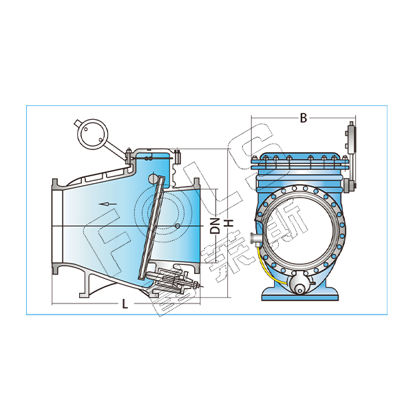 FLH44X-1 6 Micro Resistance Slow Closing Silencing Check Valve