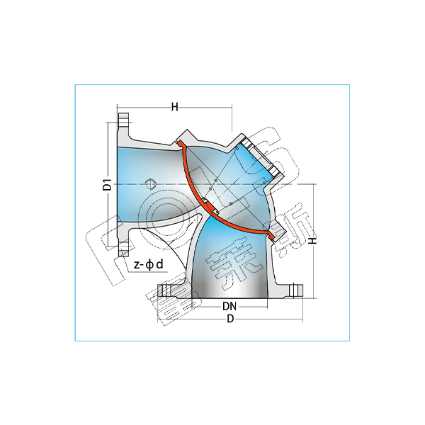 FL100S Angle Diaphragm Sludge Discharge Valve